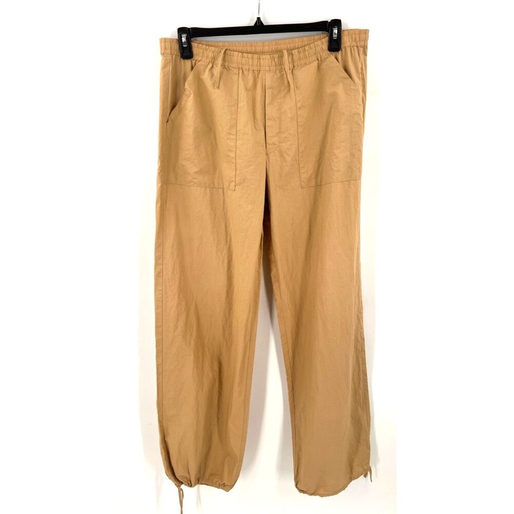 Vintage Iceberg Mens Parachute Pants Made in Italy 100% Cotton Size 50 Khaki